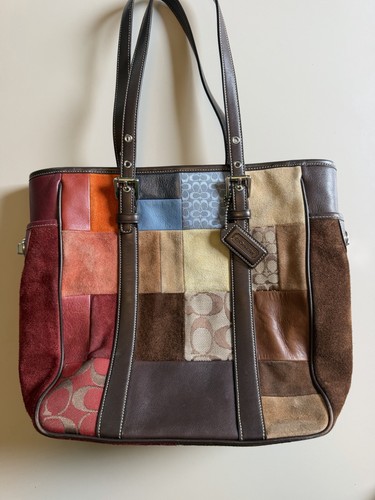Coach patchwork tote - coach,