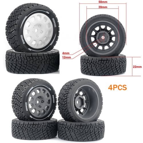 4pcs rally car tires - 1/14, rc
