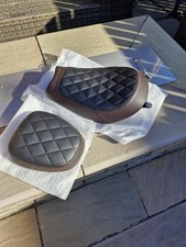GENUINE QUILTED RIDER & PILLION SEAT FIT FOR TRIUMPH SCRAMBLER 400 X