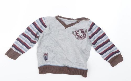Matalan boys grey crew neck - boys,
