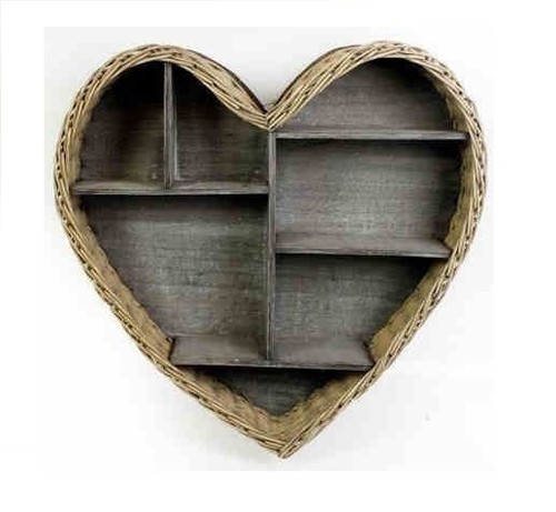 Wicker wooden heart - heart, shape