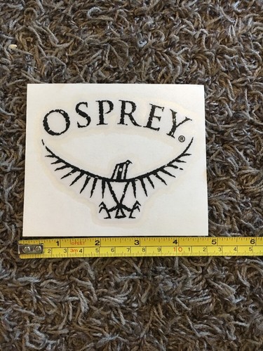 Osprey sticker decal black - 10,