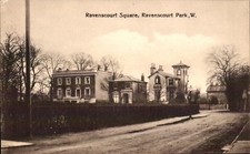 Ravenscourt Park near Hammersmith & Turnham Green. Ravenscourt Square.