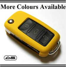 Yellow Key Cover For VW SEAT