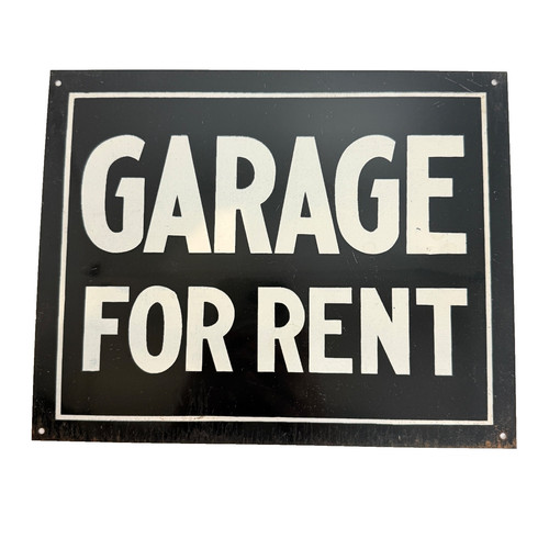 Vintage metal garage - vintage,