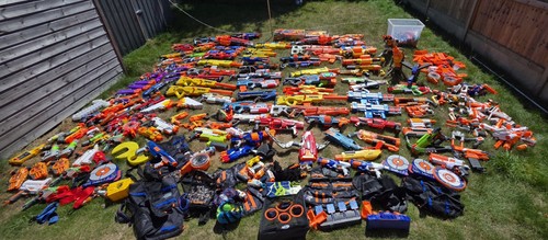 Giant nerf gun collection - nerf,
