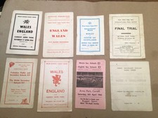 1956 - 1967. Wales England SCHOOLS Rugby Union programmes x8 vintage