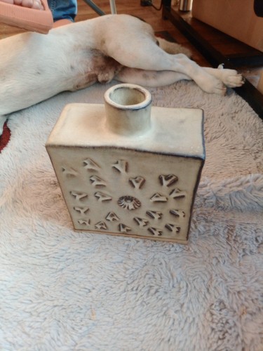 Pottery lamp base - pottery,