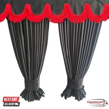 Dark Grey Truck Curtains With