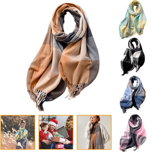 Cashmere blend scarf women - cashmere,