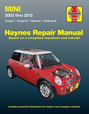 Mini Cooper, Cooper S, Clubman & Clubman S (2002-2013) Haynes Repair Manual