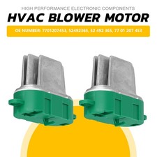 Pack of 2 Heater Blower Motor Resistor for RENAULT ESPACE IV 2002-2022 52492365