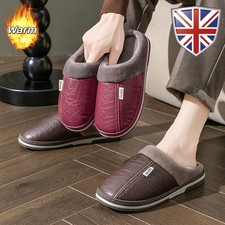 Men Winter Slippers Waterproof