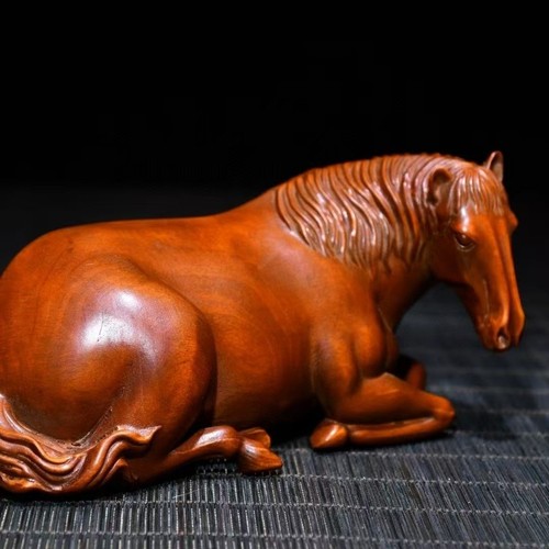 Collect china box - 5", box-wood