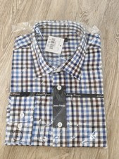 James Pringle Blue Brown Check