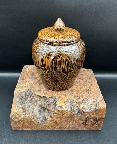Hand turned exotic wood - hand‑turned,