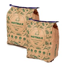 Hotmax 20kg High Energy Low Emission Fuel Logs Wood Burner Stoves BBQ Briquettes
