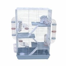 Little Zoo Harriet Hamster Mice/ Gerbil Cage Harriet Blue or Pink 46 x 29 x 71cm