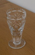 Royal Doulton 'Georgian' Crystal Cut Glass Bud Vase - 11 cm Tall - VGC