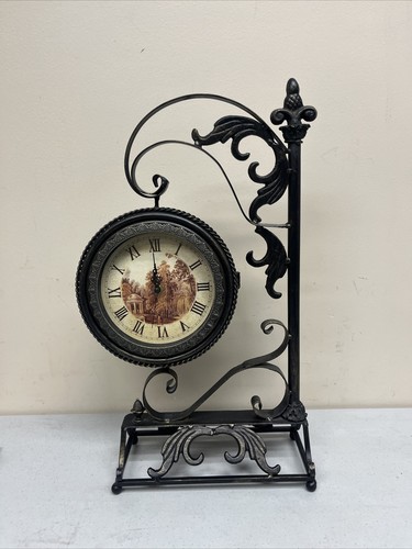 Vintage wrought iron mantle - wrought,