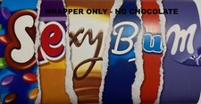 SEXYBUM CHOCOLATE BAR WRAPPER
