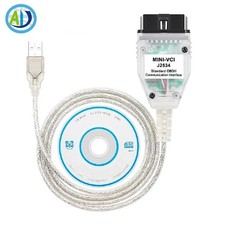 OBD2 MINI-VCI J2534 USB Cable Interface  for Toyota for TIS  Scanner Diagnostic