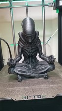 Alien Xenomorph Meditating