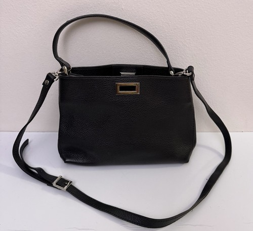Ripani black pebbled leather - ripani,