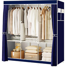 Large Fabric Canvas Wardrobe