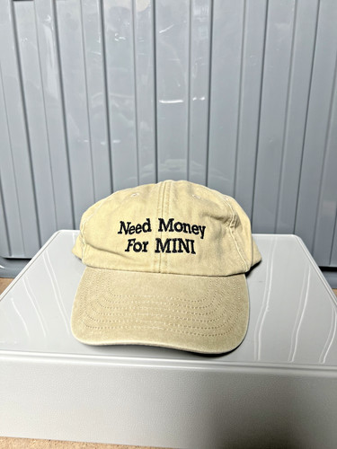 Beige unisex mini cap - beige,