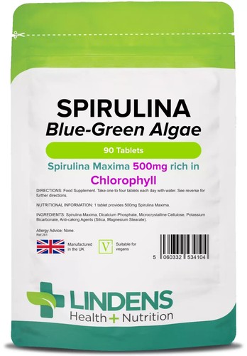 Spirulina 500mg tablets - spirulina,