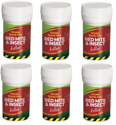 Red mite bomb - red,
