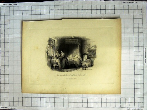 Original old antique - original, print