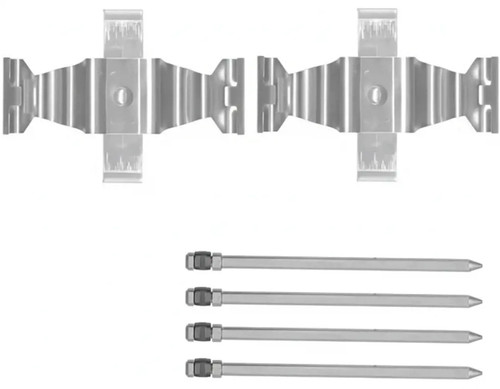 Brake pad fitting kit - pad,