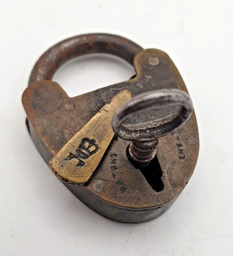 Victorian heart shaped padlock - victorian,
