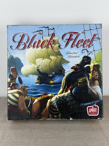 Black fleet board game - board,