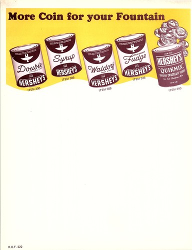 Vintage hershey soda - hershey's,