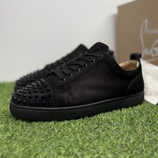 Size 43 (10 US) Christian LouBoutin Louis Junior  Spikes ' Black ' | GOOD COND!