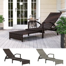 Rattan Sun Lounger with