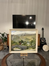 Vintage 1970s Painting Oil on