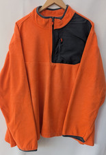 Starter Mens Orange Fleece 1/4