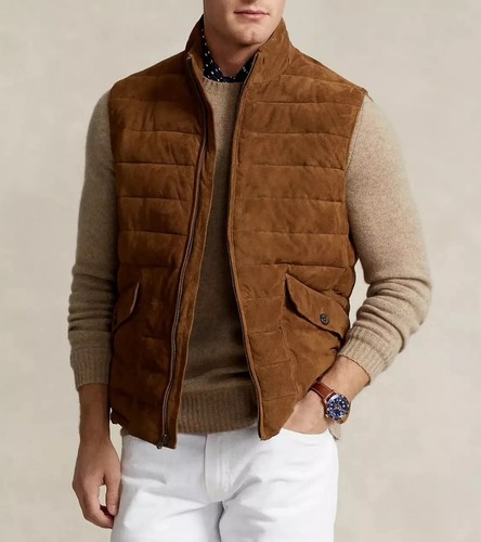Men brown suede - men's,