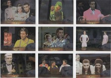 Red Dwarf Rare 63 Card Gold Chrome Leather Binder Exclusive Base Set 2002