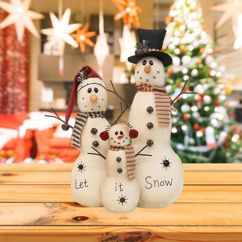 Christmas plush snowman doll - plush,