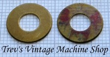7/16 solid brass imperial washers - 1in OD, 0.048in thick - Qty 2-10