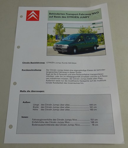 Brochure citroen jumpy - citroen,