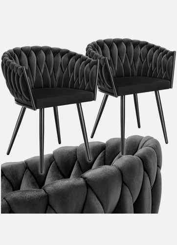 2pcs tectake dinning chairs - tectake,