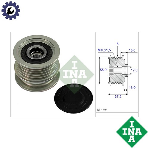 Alternator freewheel clutch - alternator,