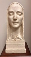 Incredible Plaster Female Bust