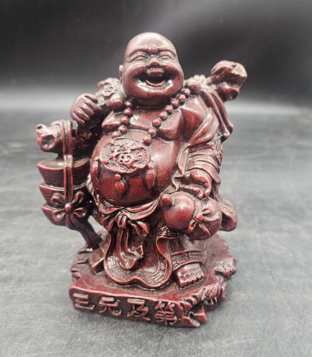 Buddha statue resin - -, laughing